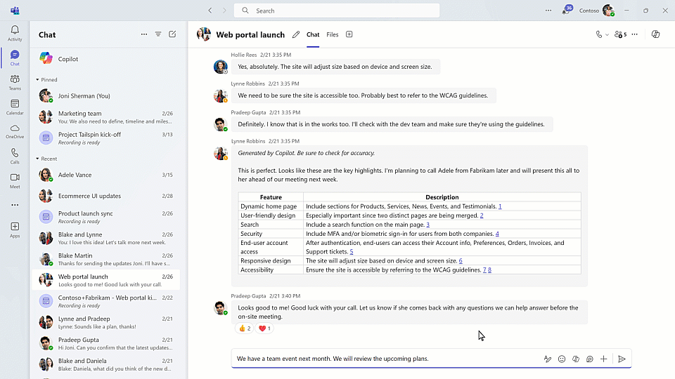 thumbnail image 3 of blog post titled 
	
	
	 
	
	
	
				
		
			
				
						
							What's New in Microsoft Teams | Enterprise Connect 2024 Edition
							
						
					
			
		
	
			
	
	
	
	
	
