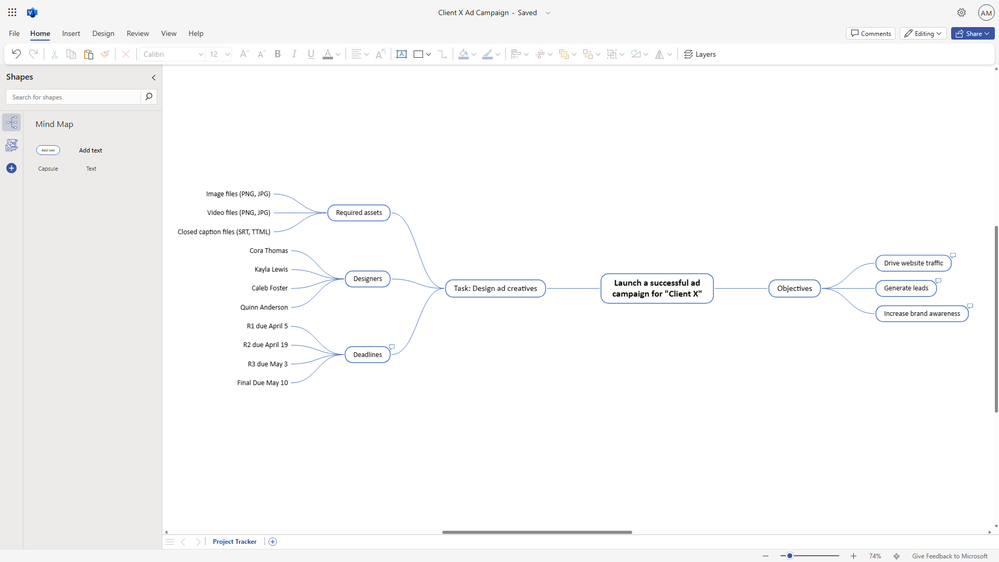 02_Mind maps in Visio for the web.png