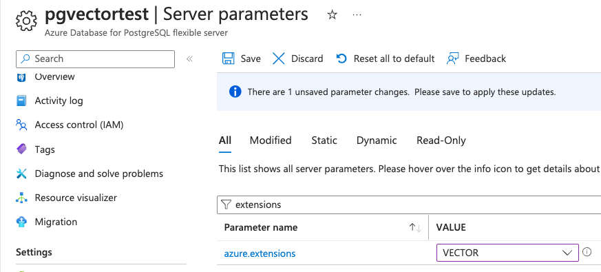 Easily deploy a pgvector-enabled PostgreSQL server to Azure