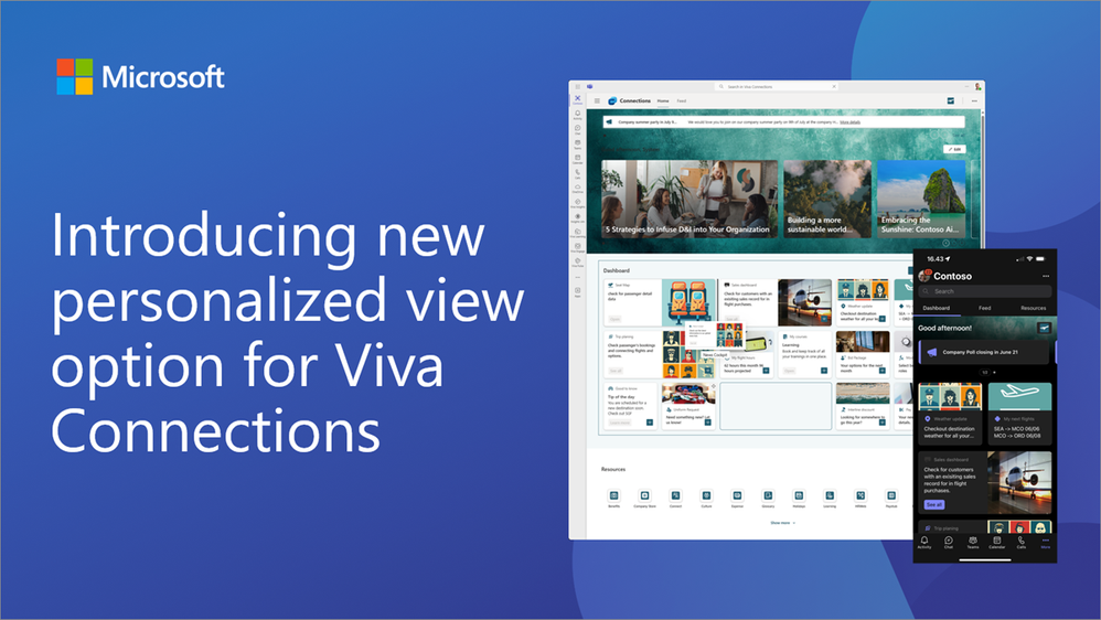 Teaser image for Introducing new personalized view option for Viva Connections 