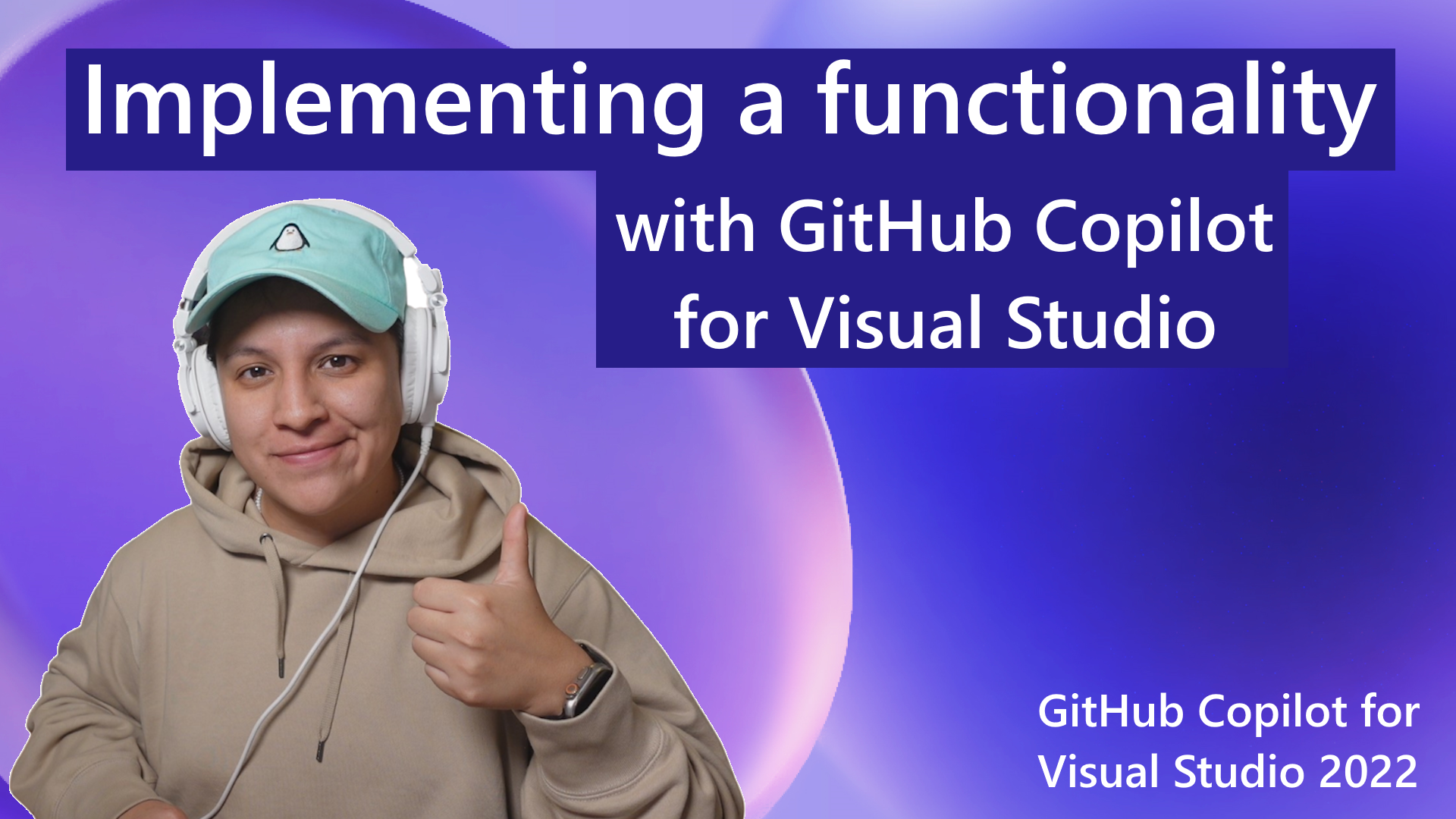 Creating .NET Functions with GitHub Copilot in Visual Studio | Tutorial