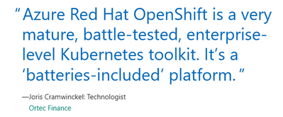 Case Study: Azure Red Hat OpenShift on Ortec Finance