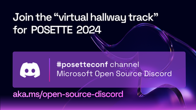 Figure 3: Join the virtual hallway track before, during, and after the Livestreams to be part of the POSETTE conversation. Most of the speakers have signed up to be on the #posetteconf channel whilst their talk is being livestreamed so it's a good chance to ask questions and go deeper.