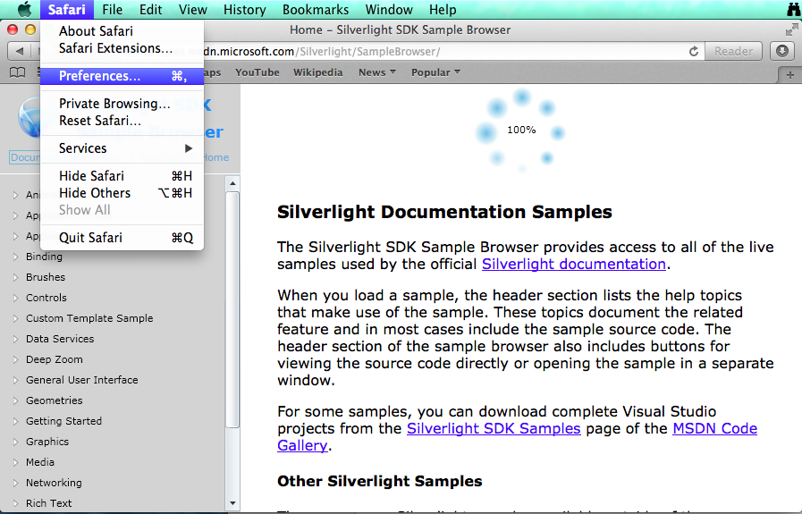 microsoft silverlight plugin safari mac