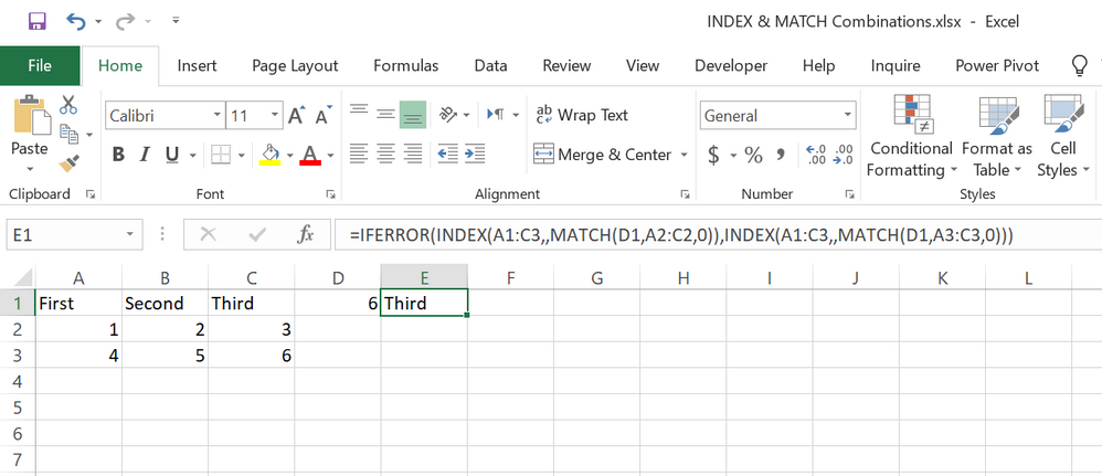 Finding the column name for a value in a table - Microsoft Community Hub