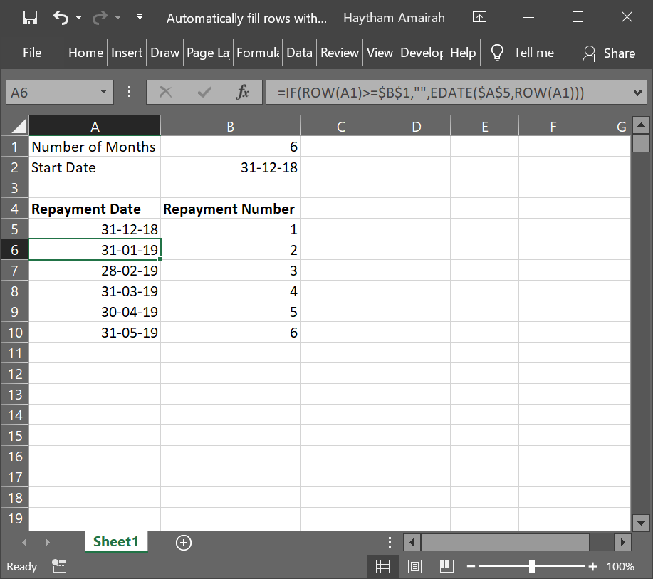 Automatically fill rows with dates based on cell value #2.png