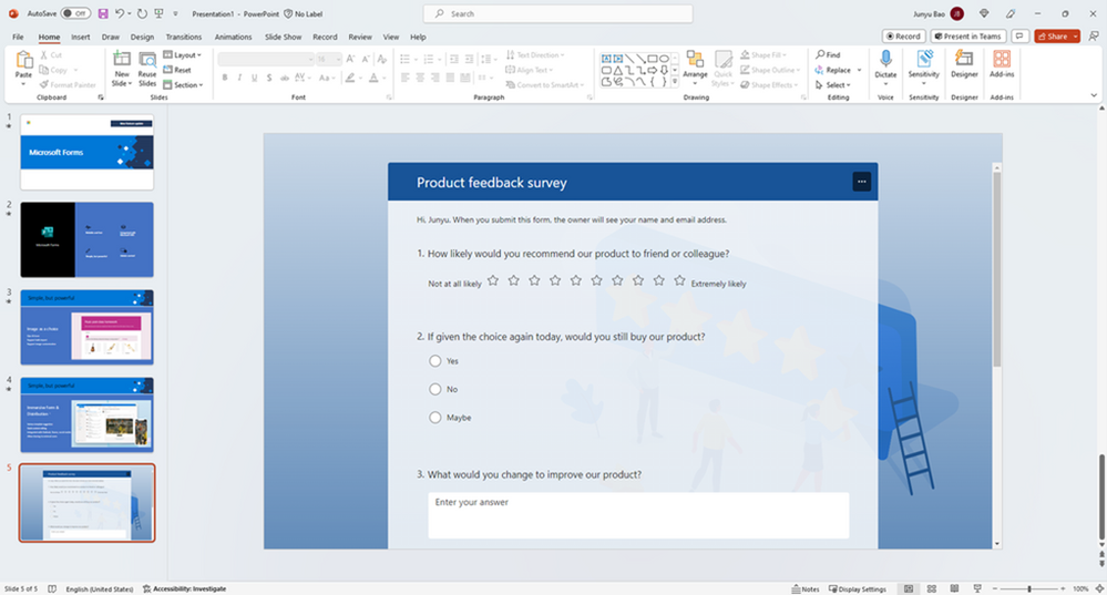 Survey for which responses will be collected offline