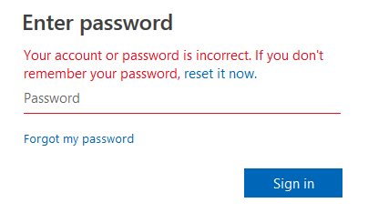 password not reflecting in Office 365 - Microsoft Community Hub