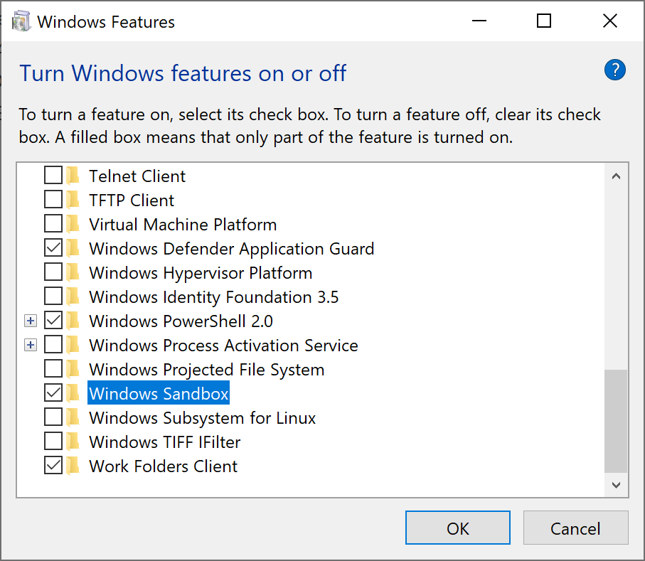 Windows Sandbox - Microsoft Community Hub
