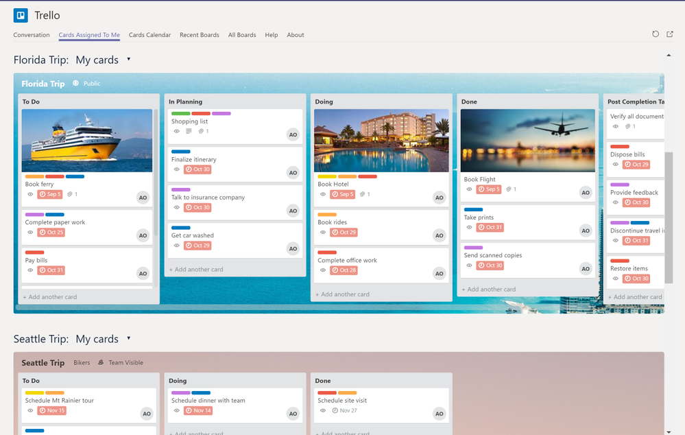 Stay on top of your tasks with Trello.