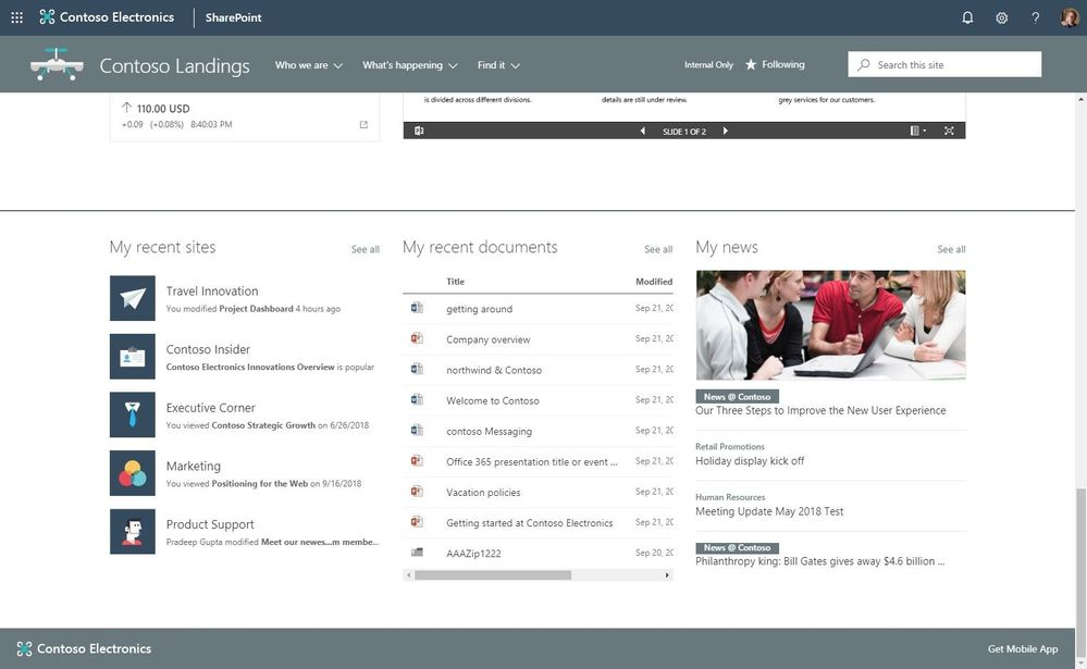 You can add the personalized web parts to a SharePoint page to give your site visitors a more targeted, relevant experience.