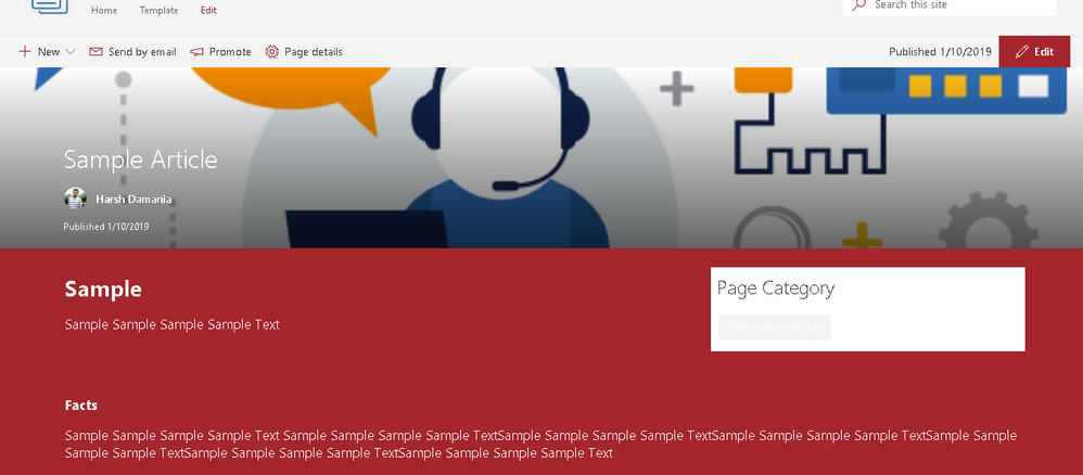 Section background for modern pages finally rolls out to target release -  Microsoft Community Hub