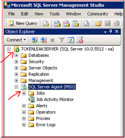 Service status watcher in SQL Server Management Studio – How it works -  Microsoft Community Hub