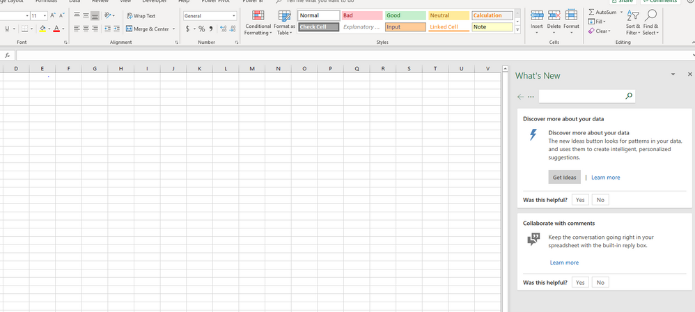 Excel 365 Ideas missing.PNG