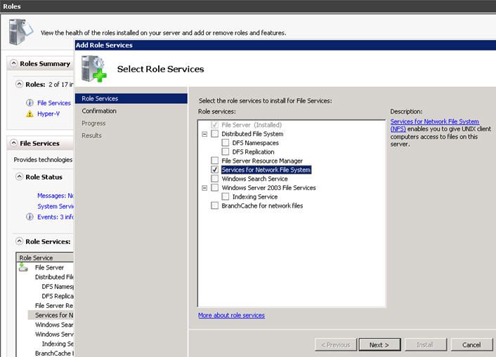 NAS & NFS software for Windows. Full web based management provides