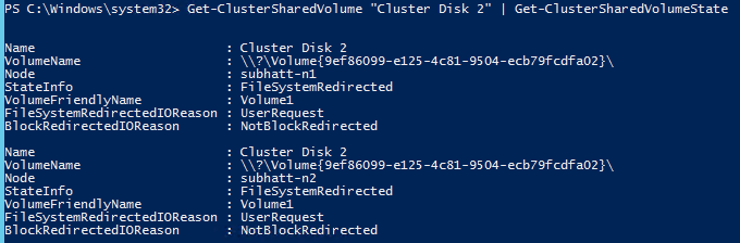 Understanding the state of your Cluster Shared Volumes