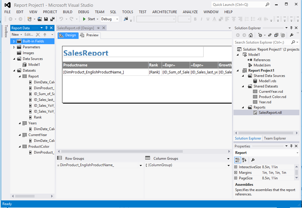SQL Server Data Tools – Business Intelligence for Visual Studio 2012  released online - Microsoft Tech Community