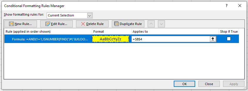 Conditional Formatting Rule - Implicit intersection operator ...