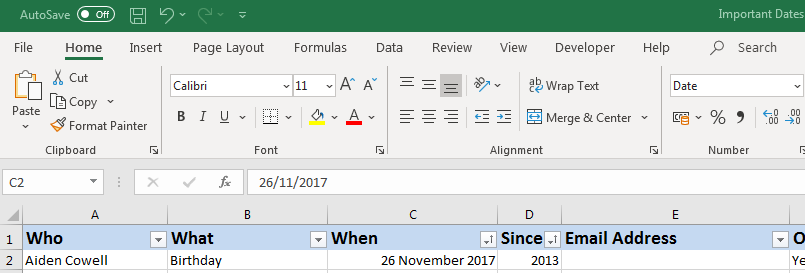 Problems with programmatically using Date fields in Excel | Microsoft ...