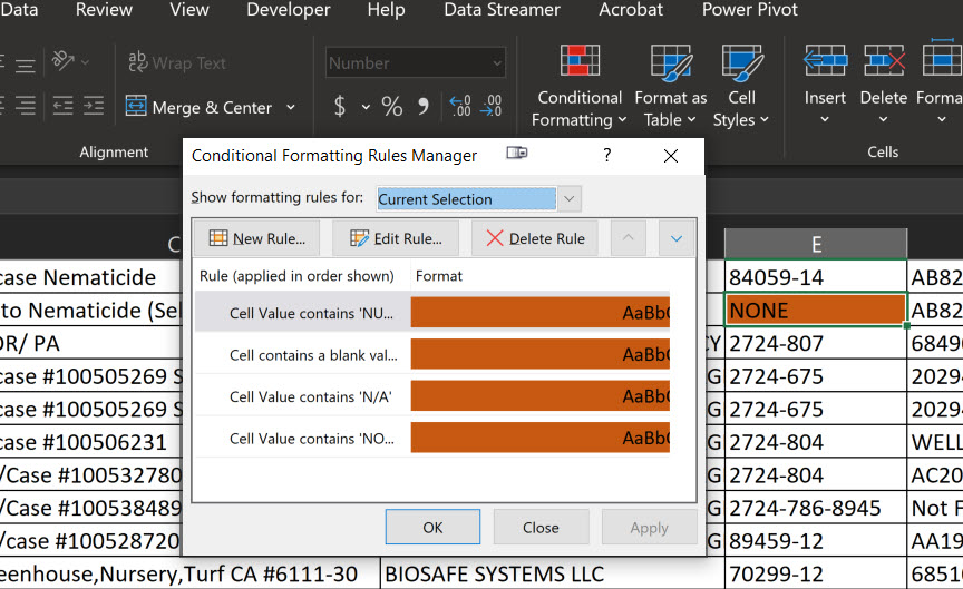 Conditional Formatting Manager Screen just became too small | Microsoft ...