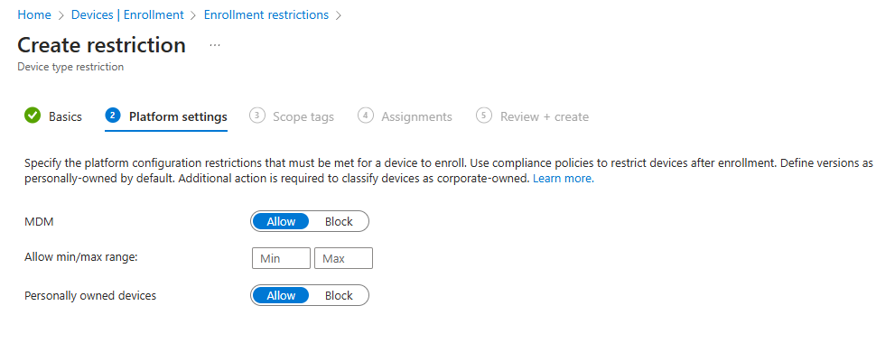 Guidance on Intune MDM/MAM Setup | Microsoft Community Hub