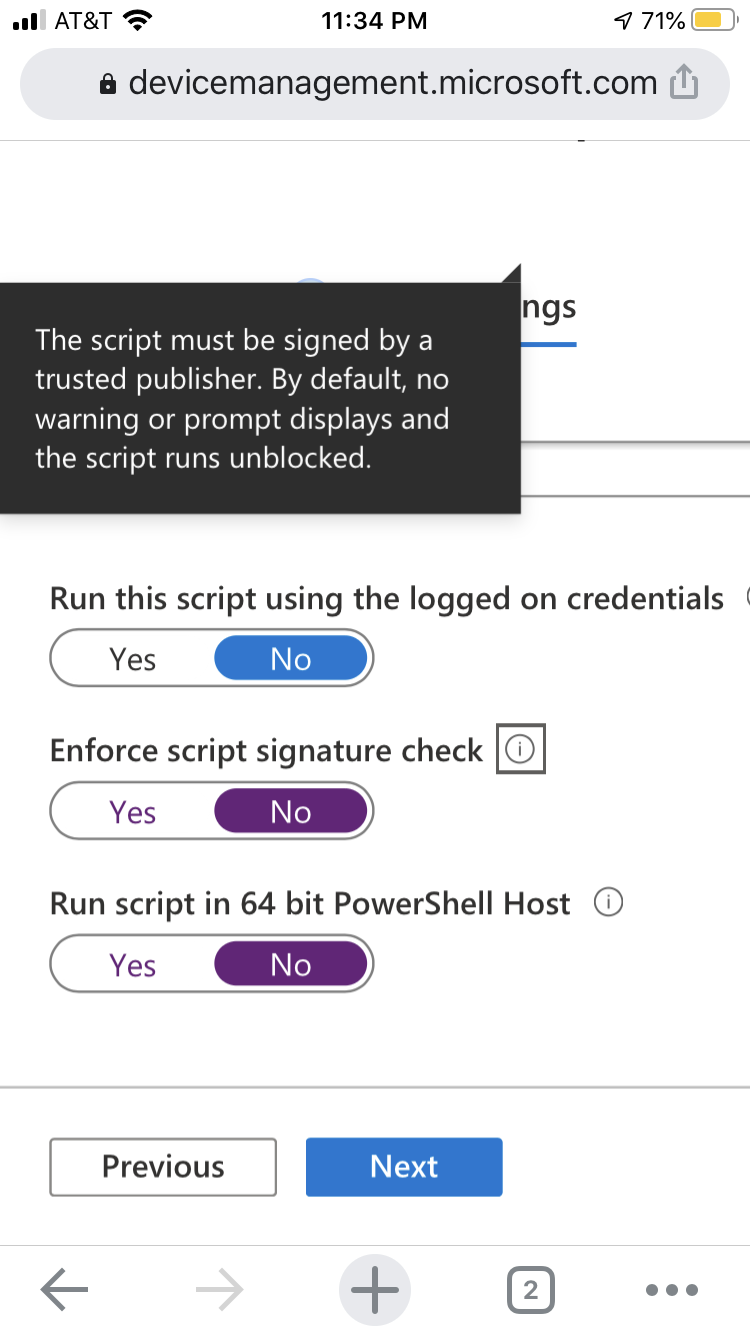 Deploy signed powershell scripts | Microsoft Community Hub