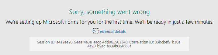 No access to created forms (error 632) | Microsoft Community Hub