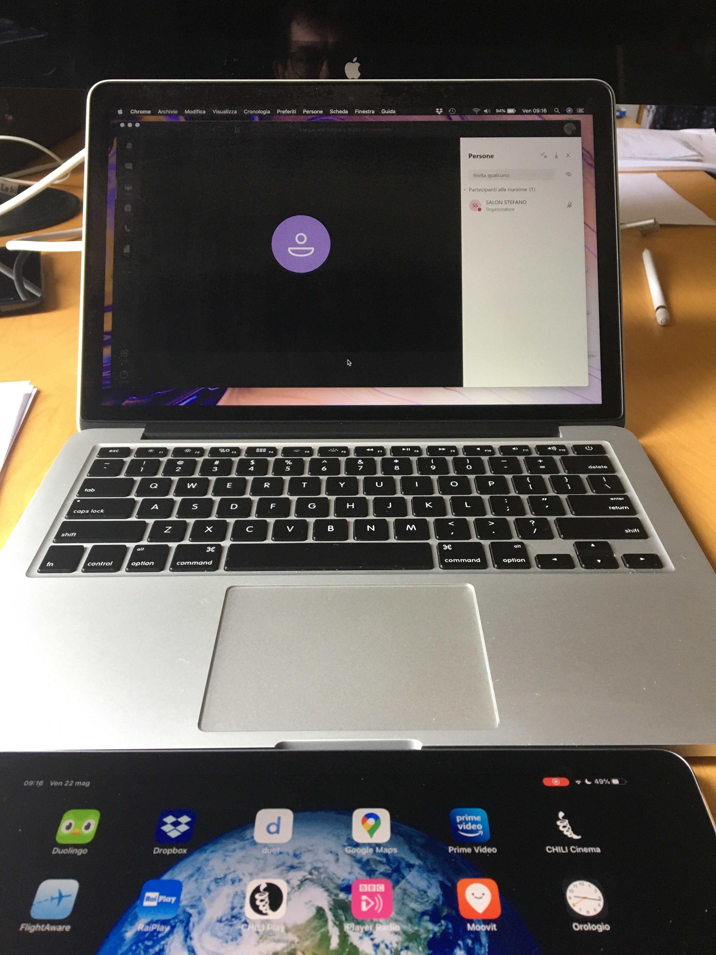 using microsoft teams on ipad