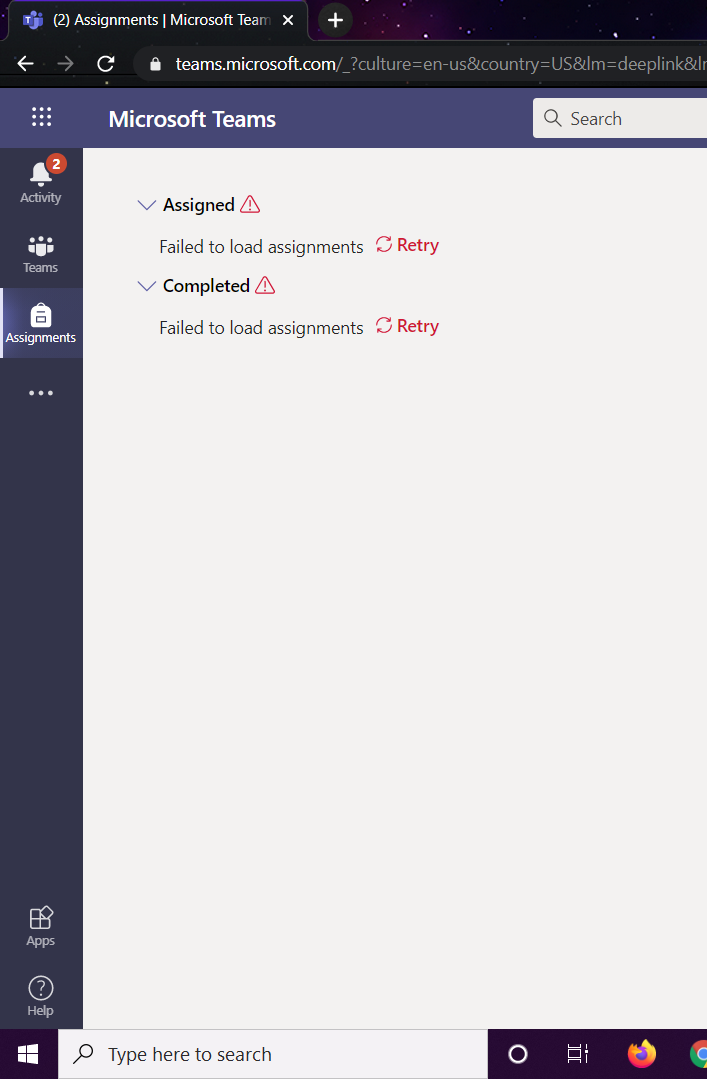 microsoft teams can t login with school account
