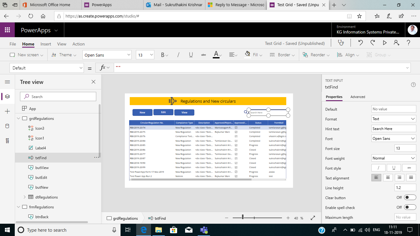 Power Apps Datatable Examples DataTable in PowerApp | Microsoft Community Hub