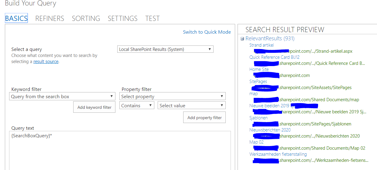 Search on a Site column does not return results | Microsoft Community Hub