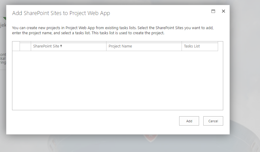 Question about Sharepoint PWA | Microsoft Community Hub