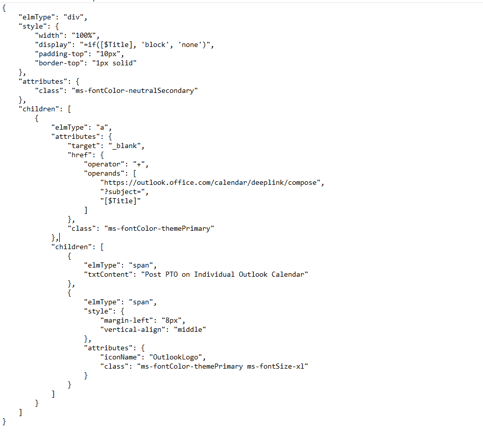 Outlook Json Pulling in Date Columns into Outlook | Microsoft Community Hub