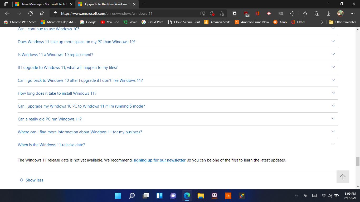 FAQ still doesn't have a release date | Microsoft Community Hub