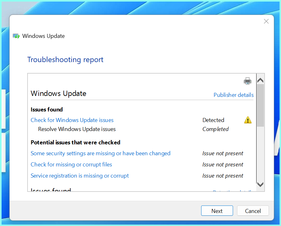 I am having issues with the windows 11 update | Microsoft Community Hub