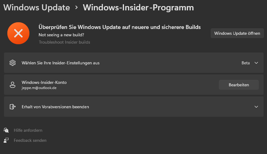 Windows 11 Insider Update not working | Microsoft Community Hub
