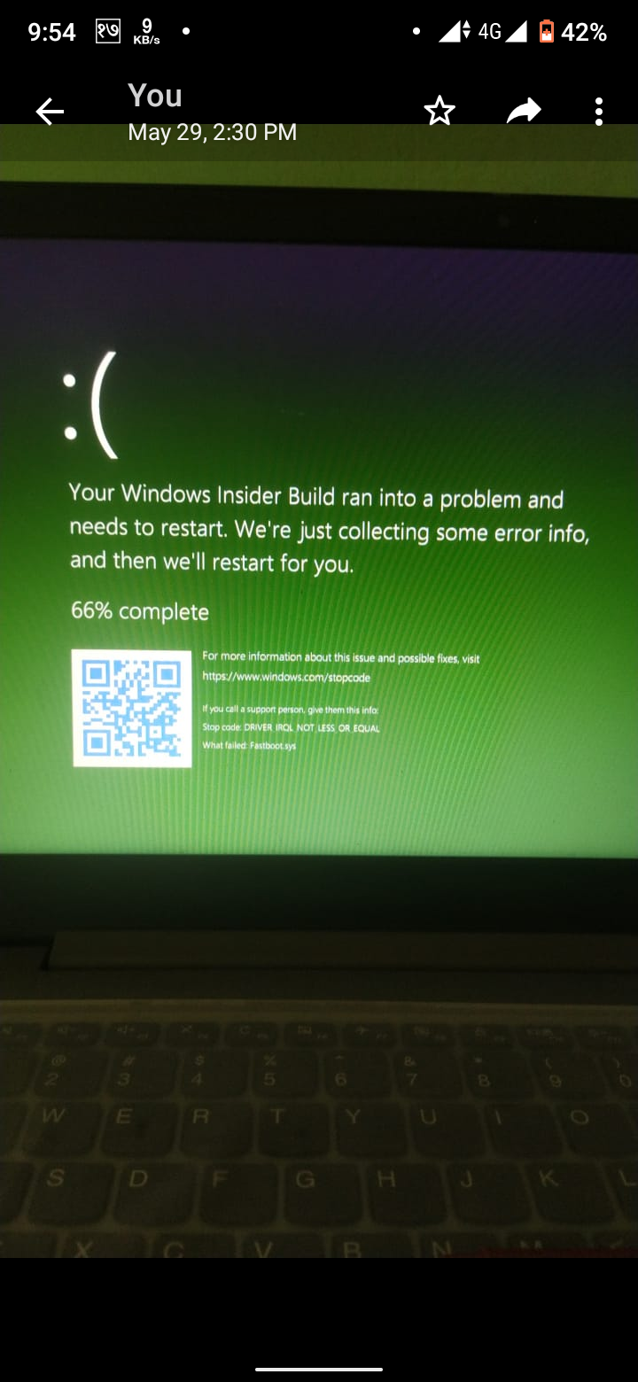 Windows Insider Build Hat Ein Problem Verursacht Your windows insider build ran into problem | Microsoft Community Hub