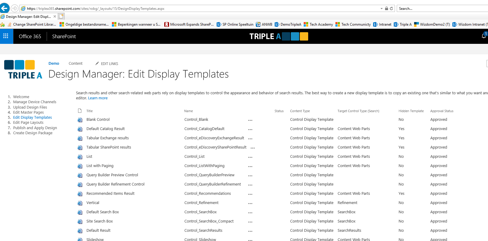 Design Manager: Change the view of the resultpage | Microsoft Community Hub