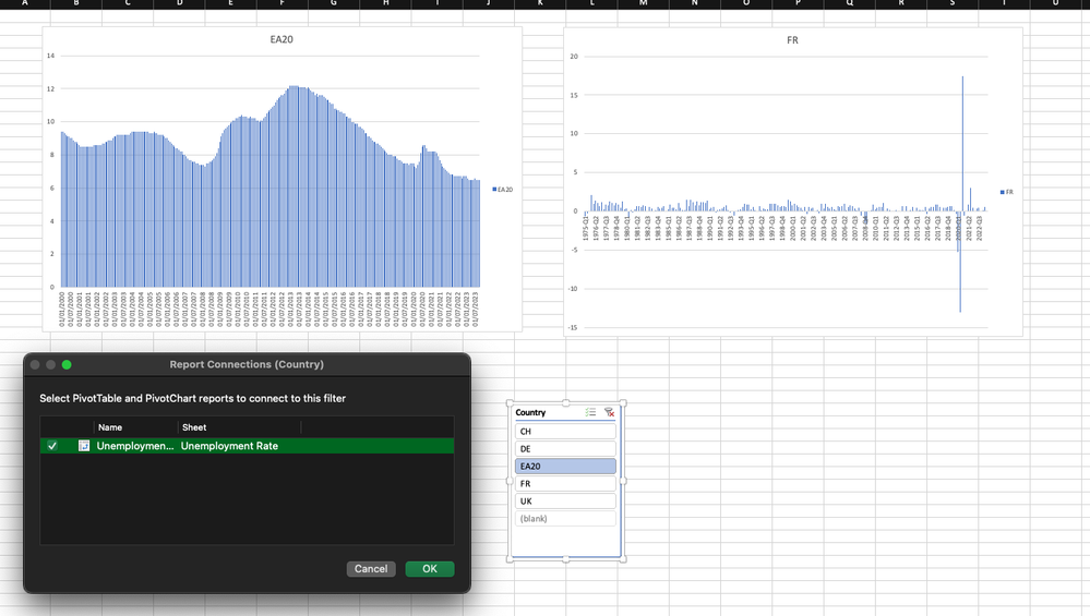 Slicer Report Connections