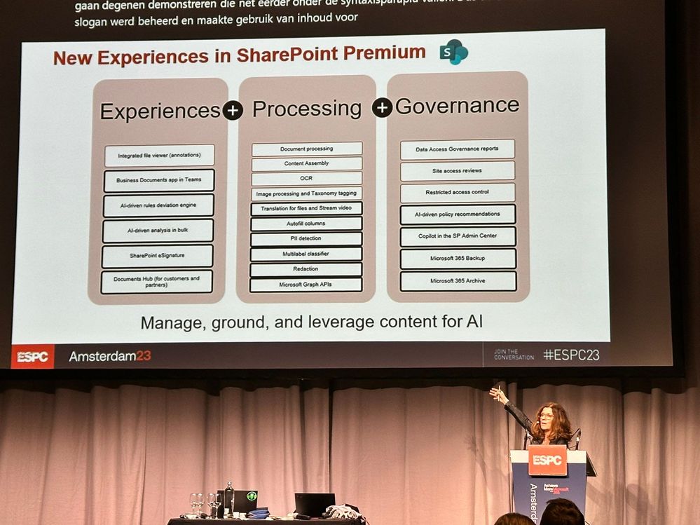 The Intrazone guest: Joanne Klein presenting in Amsterdam, Netherlands during ESPC23.