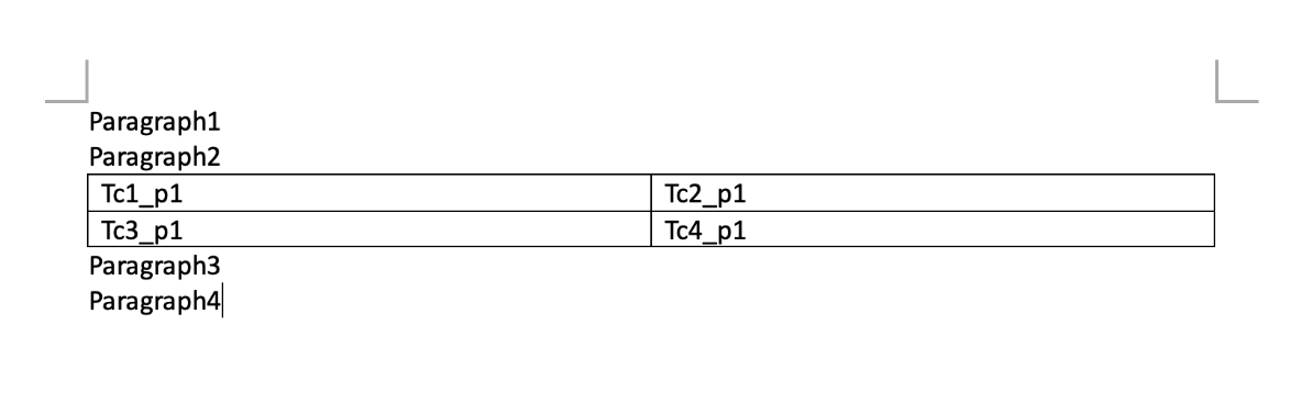 Support iterating Word document with mixed types(paragraph and table ...
