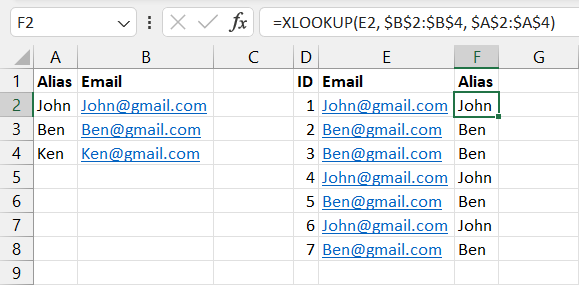 XLOOKUP Function