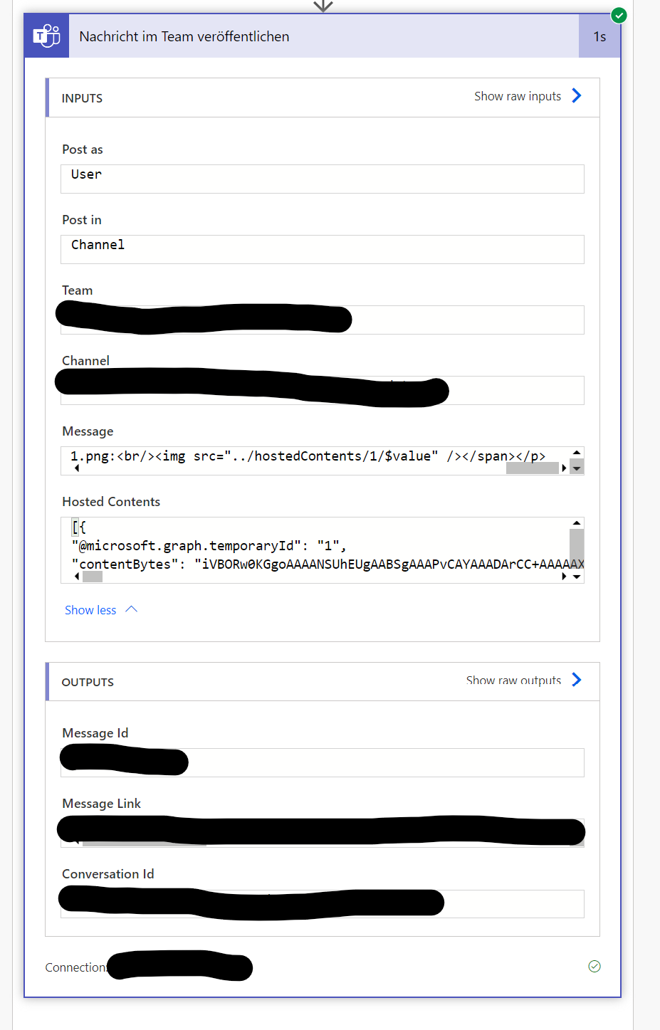 Image in Message is shown in all apps except the IPhone app | Microsoft ...