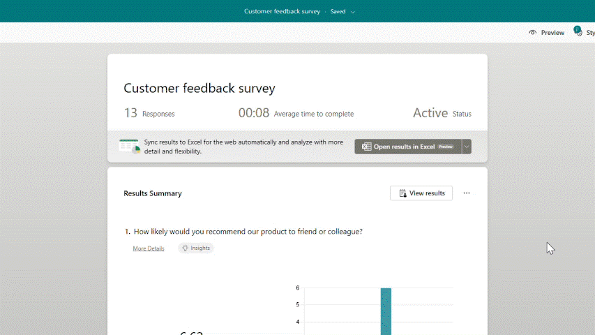 Data Sync to Microsoft Forms