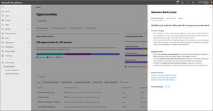 Screenshot of a recommendation to add Copilot for Microsoft 365.