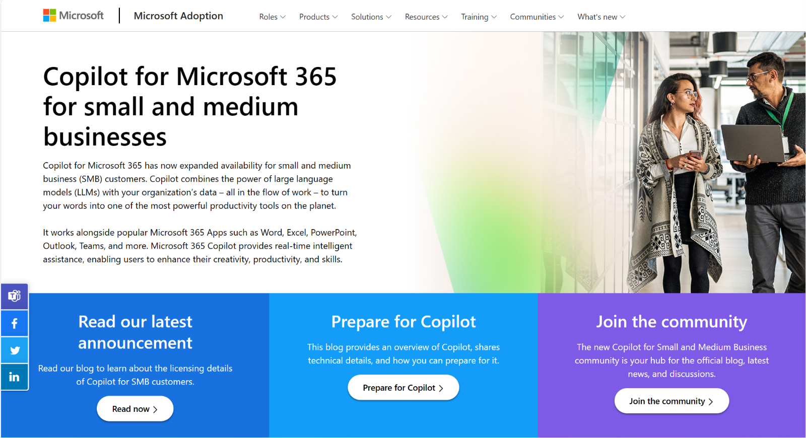 Welcome to the Copilot for Microsoft 365 Small and Medium Business ...