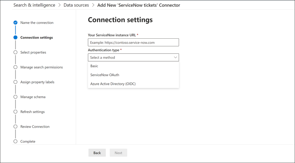 Authentication options