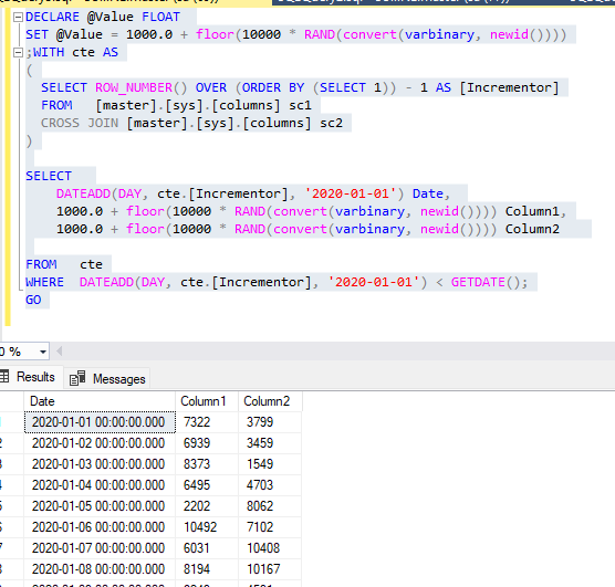 How can I declare a variable and use it on the same select for the next ...