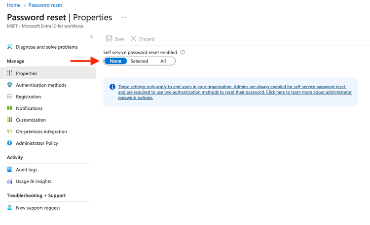 Preventing Password change | Microsoft Community Hub