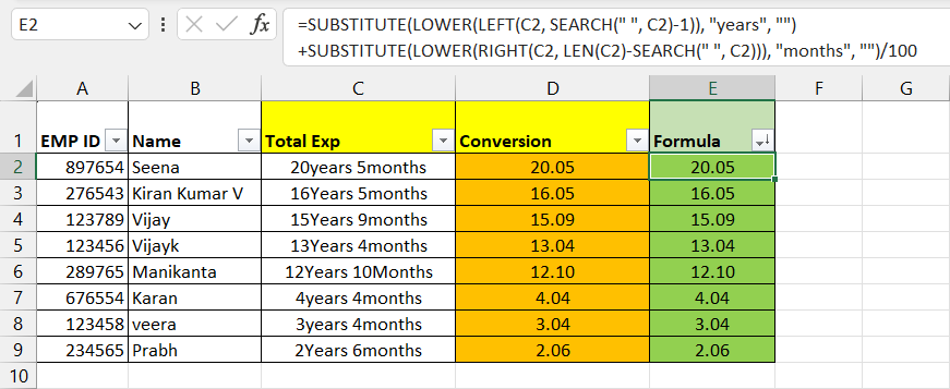 Custom Text Conversion